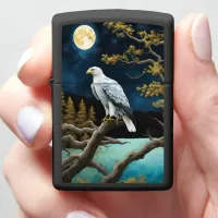 Eagle's Nighttime Willow Perch Zippo Lighter