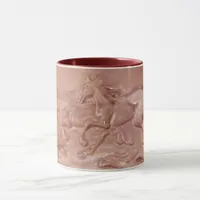 Mug - Wild Horses in Red