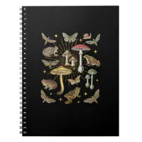 Cottagecore Aesthetic Mushroom Frog Butterfly Gobl Notebook