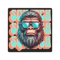 Vintage Squatch Retro Style Comic Pop Art