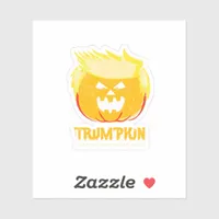 Halloween Trumpkin Funny Sticker
