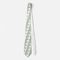 Merry Christmas Candle Font Neck Tie