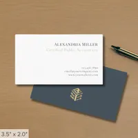 Elegant Minimalist Accountant CPA Business Card