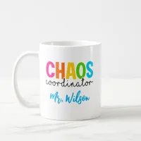 Chaos Coordinator Notebook – Funny Teacher Quote Coffee Mug