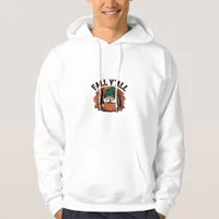 It’s Fall Y’all Pumpkin Gnome Autumn Retro Classic Hoodie