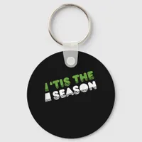 Retro Tis The Season Christmas Keychain