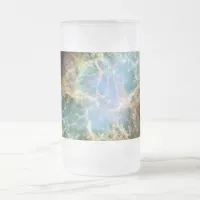 Crab Nebula Frosted Glass Beer Mug