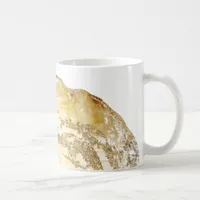 *~* Watercolor Agate Geode Gold Glitter Rock Coffee Mug