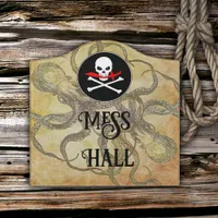 Pirate Mess Hall  Door Sign