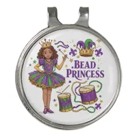 Bead Princess - Mardi Gras Golf Hat Clip