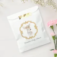 Vintage Woodland Cottagecore Deer Baby Shower Favor Bag