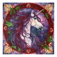 Unicorn Christmas Acrylic Print