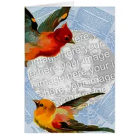 Birds Frame, Your Own Photos And Text Customizable