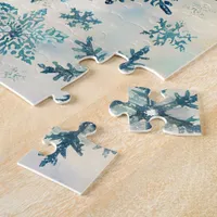 Vintage Snowflakes Pattern - Jigsaw Puzzle