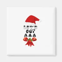 Christmas Let's Get Lit Classic Magnet