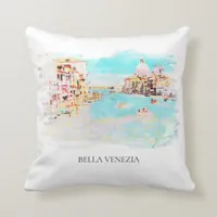 **  Venice Italian Language Venezia Italia Throw Pillow