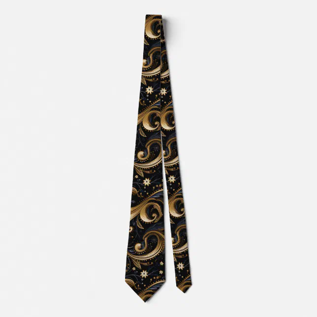 Paisley Seamless Pattern Neck Tie