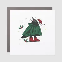 Merry F Caw F Funny Graphic Style Car Magnet