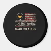 Patriotic Politics Protest No Kings In America Magnet