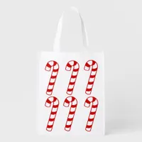 Polyester bag - Candy Canes by the Dozen