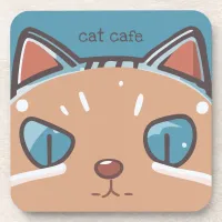 Kitty Cat Faced Beverage Coaster