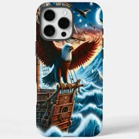 Eagle's Perch on a Starry Sea iPhone 16 Pro Max Case