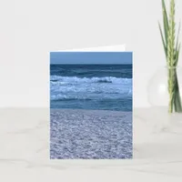 Blank Coastal Beach Note Card