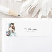 Modern Bride Wedding Label