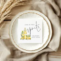 Love at First Spritz Name Bridal Shower Napkins