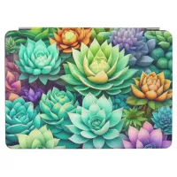 Colorful Succulents Collage iPad Air Cover