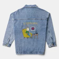 Capricorn star sign Sea Goat zodiac star Denim Jacket