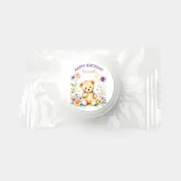 Teddy Bear in Flowers Girl's Birthday Party Life Saver® Mints