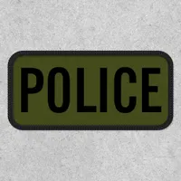Olive Drab Green Police Patch