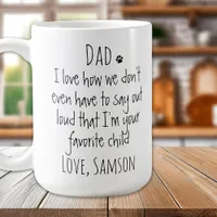 Funny Dog Dad Coffee Mug
