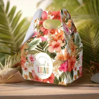 Hawaiian Luau Sweet Sixteen Floral Pattern ID1092 Favor Boxes