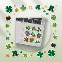 St. Patrick’s Day Lucky Charm Cartoon Set Sticker