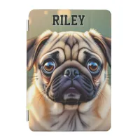 Adorable Pug Close up | Cute Dog Personalized iPad Mini Cover