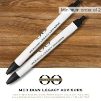 White Business Logo Promotional Pen