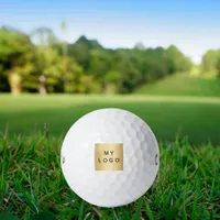 Business company logo golf balls