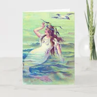 Vintage Mermaid Card