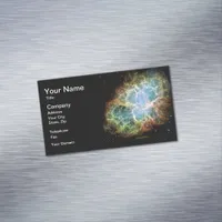 Crab Nebula Business Card Magnet