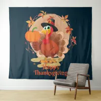 Happy Thanksgiving Typography Tapestry