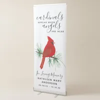 Cardinal Remembrance Tribute  Retractable Banner