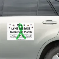 May is Lyme Disease Awareness Month Car Magnet