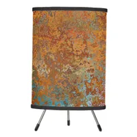 Rusty, Verdigris, Grunge Steampunk Tripod Lamp