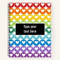 Rainbow Colors  | Cute Back to School Notebook