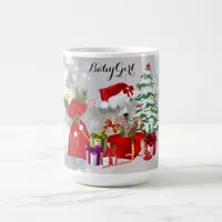 Personalized Adorable BabyGirl Goat Scene Mug