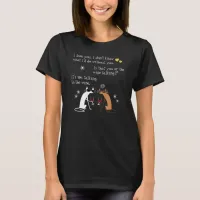 Talking to the Wine Funny Cat T-Shirt