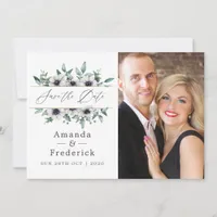 Eucalyptus Anemone Geometric Wedding Save The Date
