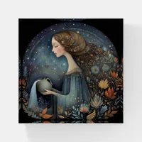 Aquarius Water Bearer Zodiac Astrology Birthday Paperweight